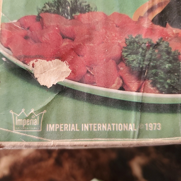 VTG Fondue Ensemble Siena 1973 NEW Imperial Int. Porcelain Steel 2 QT - Picture 9 of 11